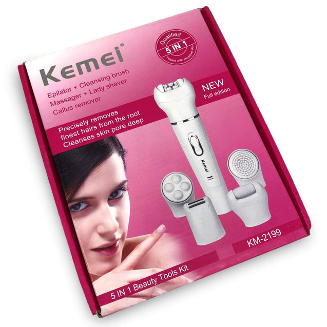 KEMEI 5 In 1 Beauty Tools Kit for Women