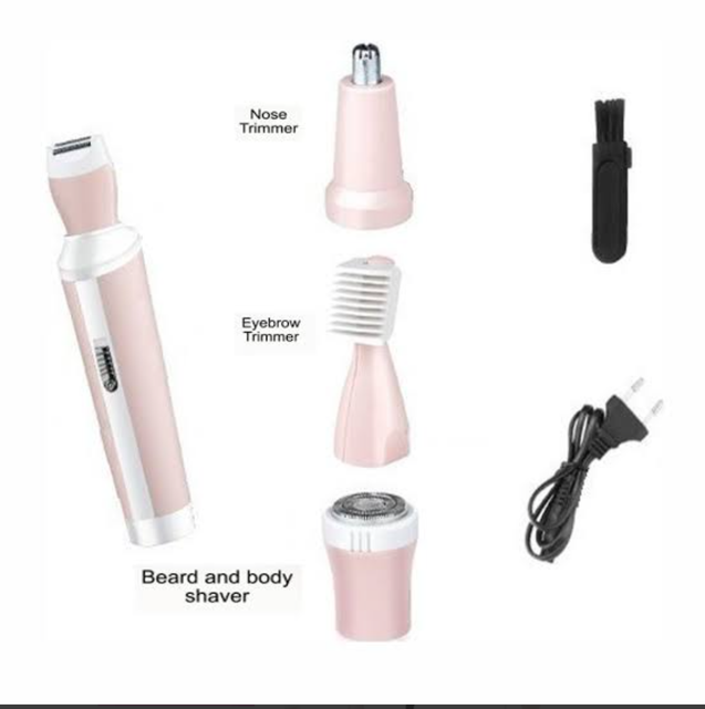 Kemei 4 In 1 Rechargeable Shaver Suit