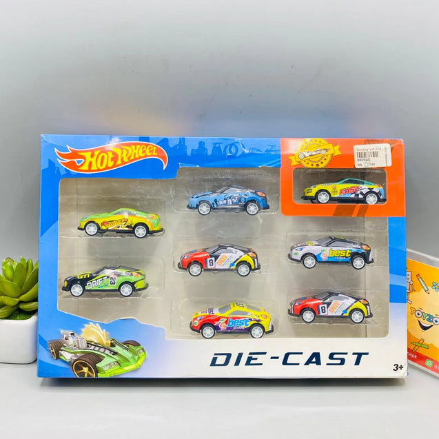 Premium Pack Of 8 Die Cast Cars