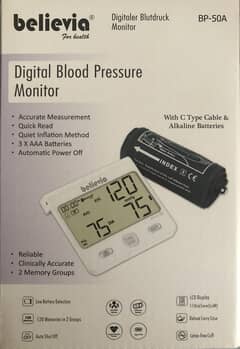 BP Monitor Believia BP50-A