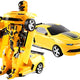 Deformation Die Cast Robot Convertible Car