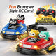 2 Player Bump And Go Remote Control Bumper Car Set