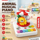 Awesome Animal Musical Piano With Sounds, Luminous Rainbow Keys & Spinning Carousel