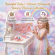 25-Piece iGoodbo Unicorn Washable Makeup Kit