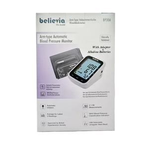 BP Monitor Believia BP30A Arm-Type Automatic