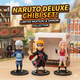Naruto Deluxe Figure Set With Akatsuki And Shinobi Collection