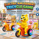 Rotating Tiger Tricycle Toy for Kids Motorcycle