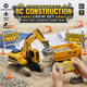 Remote Control Excavator Construction Set