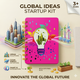 Green City Idea Global Spiral Notebook