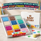 Baby Story Finger Painting Kit | 12 Vibrant Washable Colors | DIY Art Set