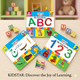 KIDSTAR My First Book Set | ABC, 123 & Urdu Alif Ba | Early Learning Books for Toddlers