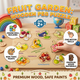 Fruit Garden Wooden Peg Puzzle for Kids | Age 2+