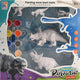 5Pcs Dinosaur Painting Set With 12 Color