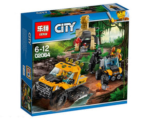 Lepin City Jungle Explorers Jungle Halftrack Mission Building Kit