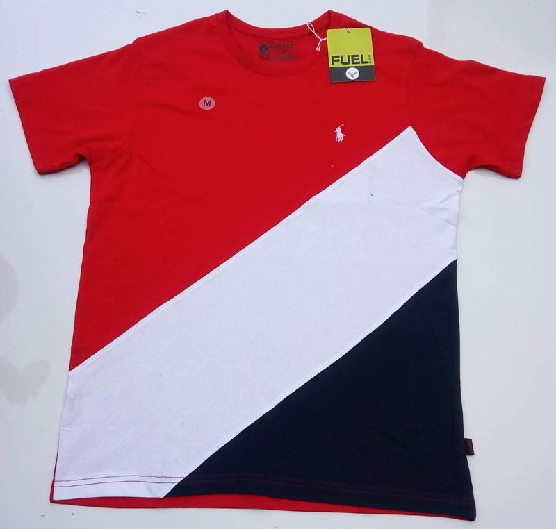 Multi Striped - Crew Neck T Shirt