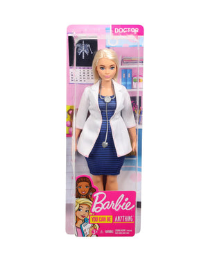 Barbie Blonde Doctor Doll Playset