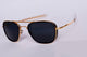 Randolph Engineering Black Glass Gold Frame For Men