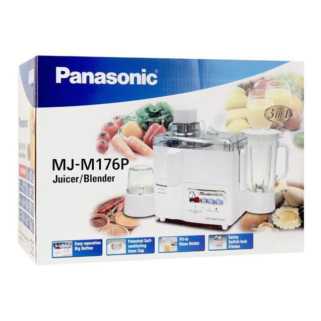 Panasonic 3 In 1 Juicer Blender (MJ-M176P)