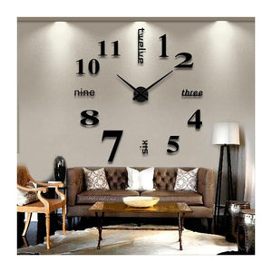 Acrylic DIY Mirror Wall Clock Quartz -Model 205