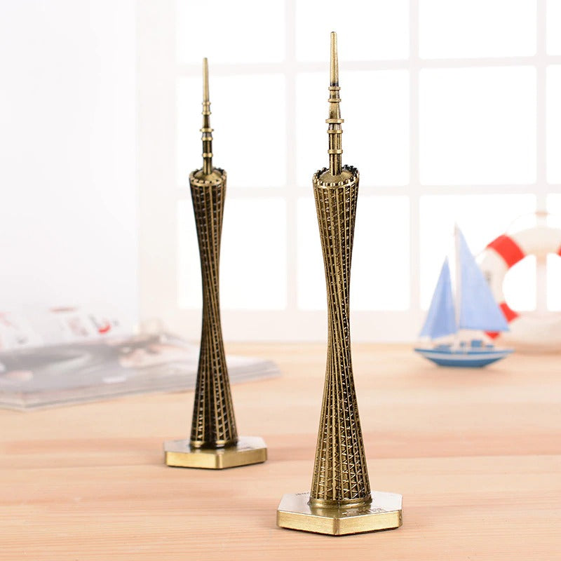 Canton Tower, Guangzhou China- Single Metal Model