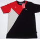 Red & Navy Blue - Basic Crew Neck t-shirt