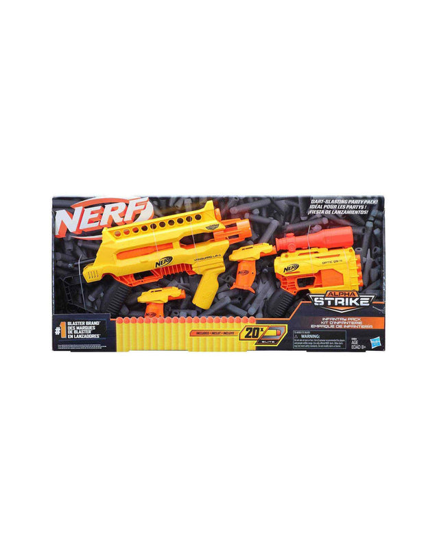 Nerf Alpha Strike Infantry Pack Blaster and Darts