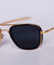 Randolph Engineering Black Glass Gold Frame For Men