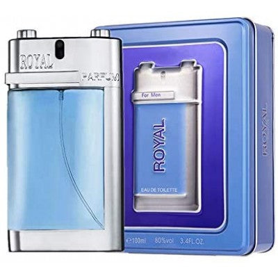 Royal Blue Tin Perfume in Pakistan For Men Sensual And Bold Fragrance 100ML