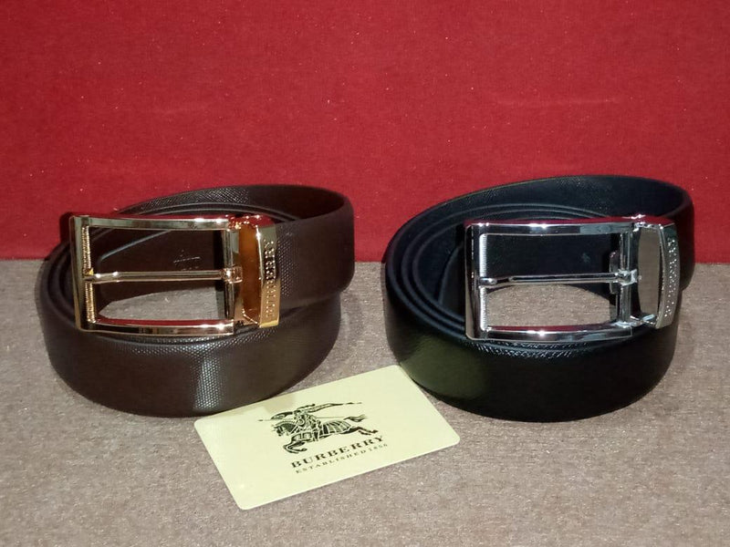 Burberry Leather Belt - Premium Quality Burberry Leather Belt in Pakistan