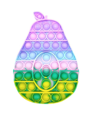 Pop It Rainbow Avocado Fidget Toy