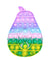 Pop It Rainbow Avocado Fidget Toy