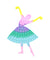 Pop It Belle Dancer Fidget Toy