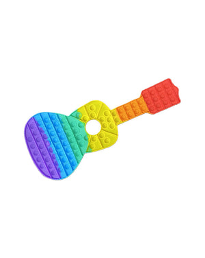 Pop It Rainbow Guitar Fidget Toy