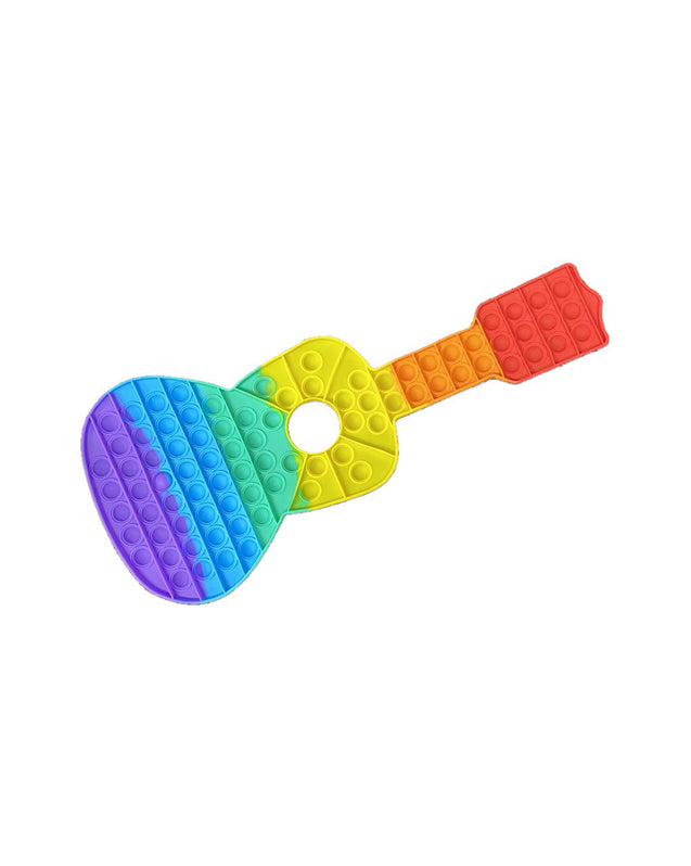 Pop It Rainbow Guitar Fidget Toy