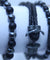 MULTI-LAYER CHROME PLATED BEADS MEN BRACELETS