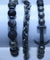 MULTI-LAYER CHROME PLATED BEADS MEN BRACELETS