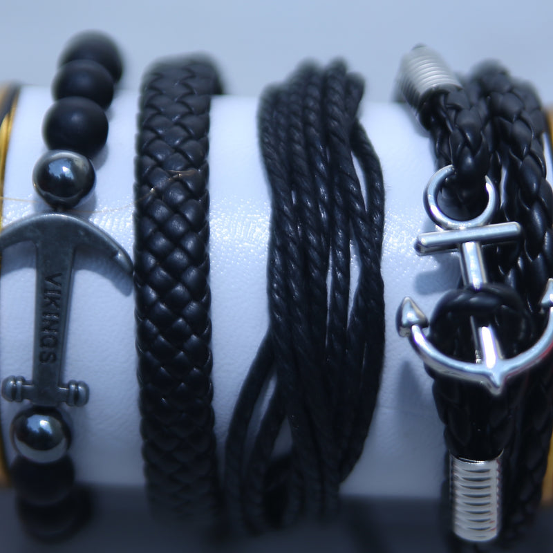 4-LAYER BEADS MEN BRACELETS