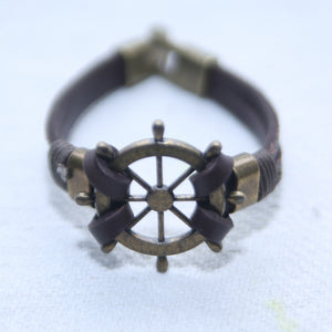 SINGLE WHEEL TYPE CHROME HANDLE MEN BRACELET