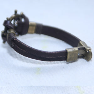 SINGLE WHEEL TYPE CHROME HANDLE MEN BRACELET
