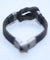 BLACK LEATHER TYPE SINGLE MEN BRACELET