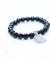 METAL CHROME PLATED APPLE MEN BRACELET