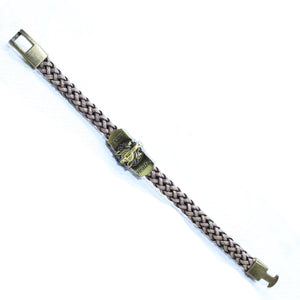 SINGLE CHROME MONOTYPE MEN BRACELET