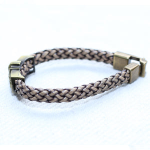 SINGLE CHROME MONOTYPE MEN BRACELET