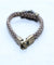 SINGLE CHROME MONOTYPE MEN BRACELET