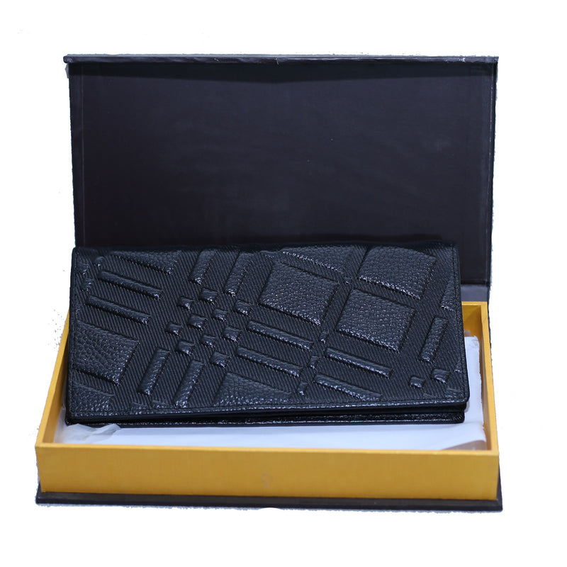 Burberry replica men wallet black in Pakistan 