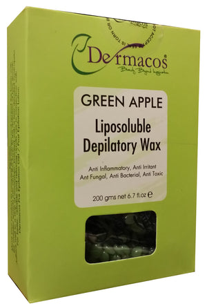 Dermacos Green Apple Liposoluble Depilatory Wax 400g