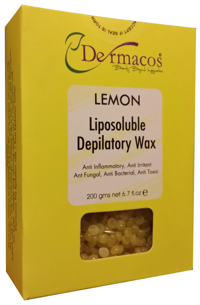 Dermacos Lemon Liposoluble Depilatory Wax 400g
