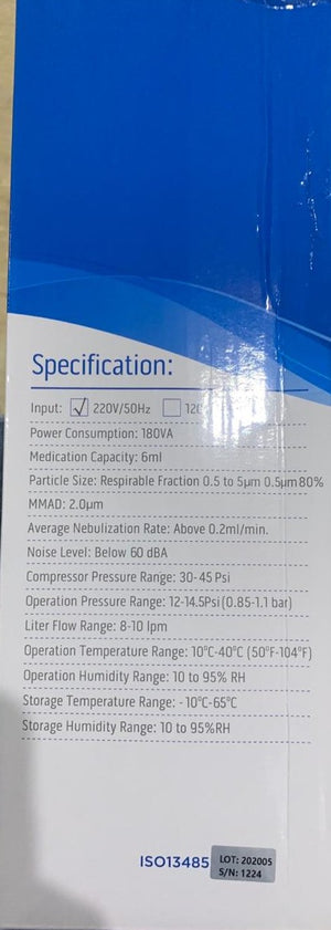 MAXON COMPRESSOR NEBULIZER OVAL