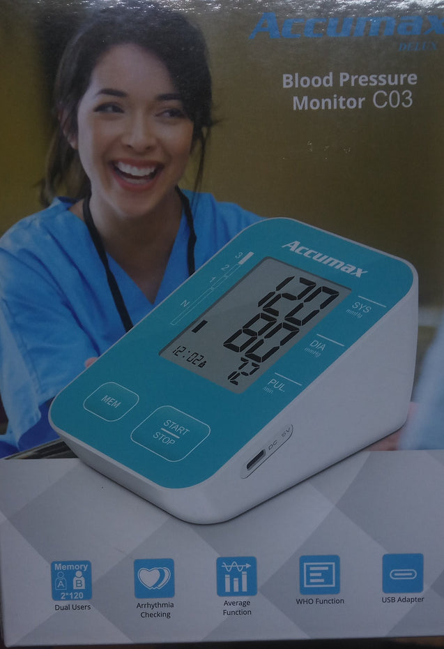 Accumax blood pressure monitor c03