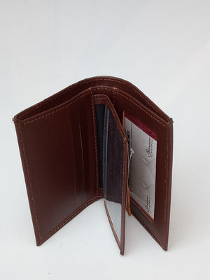 Leather wallet for Men in Brown